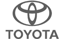 Black and White Toyota Logo